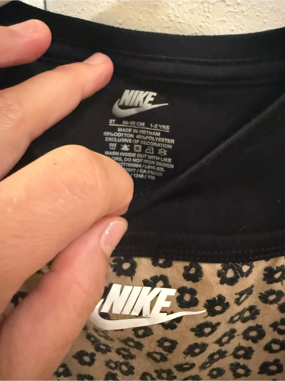 Nike Toddler Girls 2-Piece Leopard Outfit – 1-2 Years